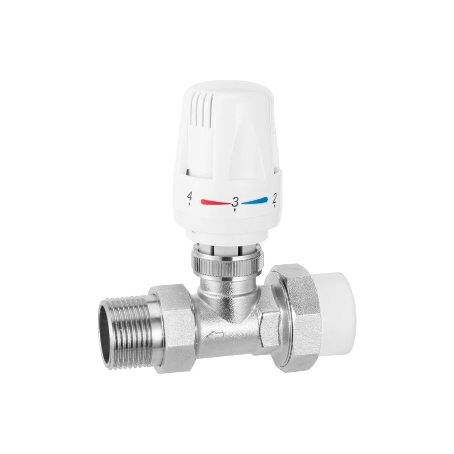 Válvula automática de control de temperatura recta automáticamente caliente